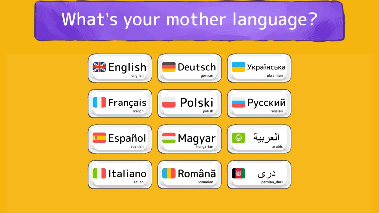 LanguageSelection